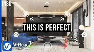 Create STUNNING 360 Interior Renders in V-ray 7 for SketchUp | Virtual Tour Tutorial