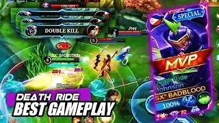 DEATH RIDE JOHNSON IN ACTION 🔥 AUTO WIN STRATEGY - How to drive Johnson full guide & gameplay | MLBB