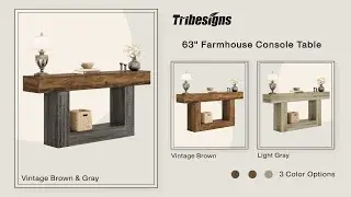 RY0153/RY0203/RY0225 - Installation Guide - Tribesigns Console Table  