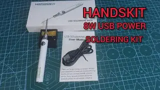 Handskit 8watts usb powered Soldering kit | Unboxing and Review | Pakistan