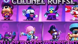 Brawl Stars Colonel Ruffsl + All New Skins Winning Pose