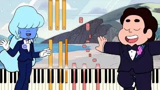 Let's Only Think About Love -  Steven Universe | Piano Tutorial (Synthesia)