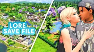 GENERATIONS sims 4 save file - full of LORE, detail & INCREDIBLE lots!