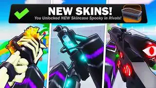 Winning with EVERY NEW SKIN in Rivals! (SPOOKY SKINCASE)