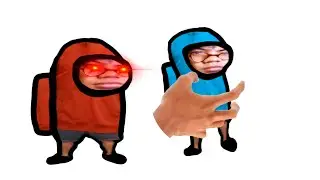 among us deaths meme but its all me