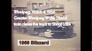 Winnipeg March 1966 blizzard - GWWD train