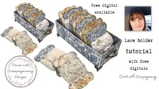 Lace holder TUTORIAL with free digitals