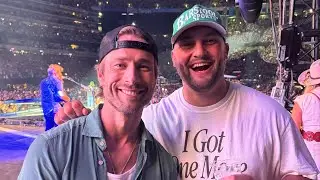 How I Chugged A Beer With Glen Powell & Luke Combs In Front Of 65,000 People