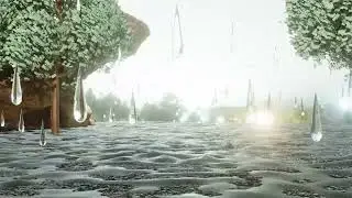 Blender 3.2 Rain Simulation (Eevee vs Cycles)