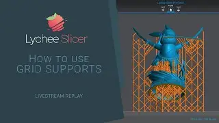 Discover a new way of supporting your 3d models : the grid supports ! - Lychee Slicer