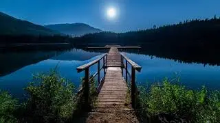 🎧 Lake Wave Sounds For Sleep 3 Hours • 😴🏞 Lake Waves In Nature Relaxation Music