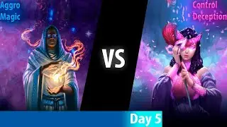 Gods Unchained: Aggro Magic VS Control Deception | Aggro Magic Week - Day 5