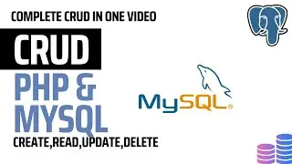 PHP & MYSQL CRUD (create , read, update, delete) IN ONE VIDEO in hindi/urdu