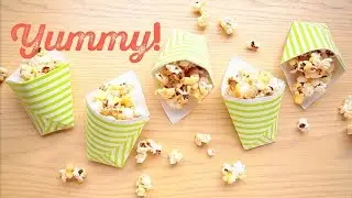 Sweet caramel popcorn. Карамельный попкорн в микроволновке.