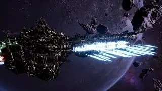 Dark Angels vs Chaos - Skalgrim Mod - Massive Battle - Battlefleet Gothic Armada 2