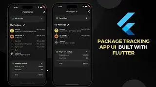 How I Built a Custom Package Tracking App UI with Flutter | Step by Step Tutorial