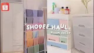 Shopee Haul Room Decor / Room Organizer - Lemari Pakaian 2 Pintu cuma 700ribuan?!