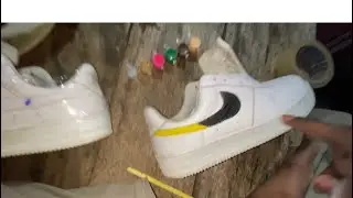 Nike air Jordan, one Air Force, one fully customise