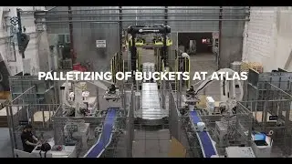 Palletizing of buckets - Atlas
