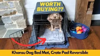 Khonsu Dog Bed Mat, Crate Pad ReversibleCool or Warm, Ultra Soft Dog Kennel Pad | Worth Buying?