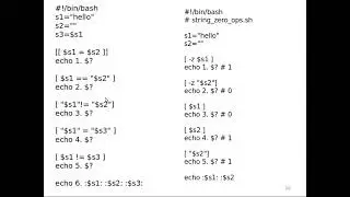 Linux Shell Scripting | Unit 3 | Shell Operators | String Test | Part 9 of 11