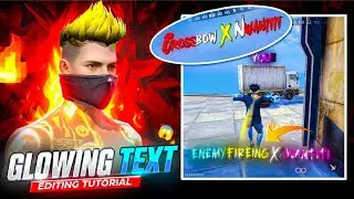 💥 Glowing Text Editing Tutorial Like 