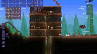 LP.+ CO-OP по игре Terraria #5 (Очень подозрительный глаз)