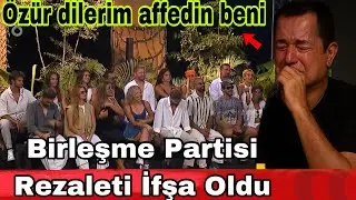 Birleşme Partisi Rezaleti İfşa Oldu Acun Medya Fena Çuvalladı Özür Dilerim