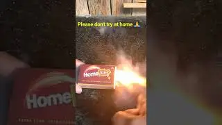 Matchstick vs fire||easy experiment do at home || 