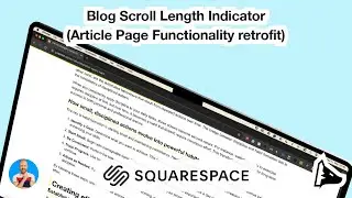 Blog Scroll Length Indicator - Live demonstration - Squarespace plugin (Cx+)