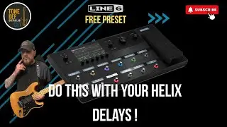 Line 6 Helix The ultimate Delay settings.