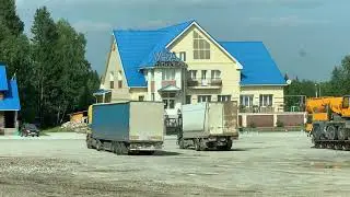 Подрезала Газель ,Сухой Лог , загрузка цементом на «Сухоложскцемент»
