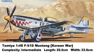 Tamiya 1:48 F-51D Mustang [Korean War] Kit Review