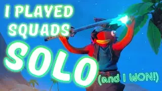 😎 My first SOLO SQUAD 👑 CROWNED VICTORY!!! 🔥#fortnite gameplay highlights