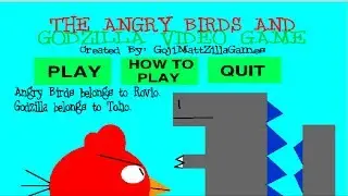 The Angry Birds & Godzilla Video Game (Game play) Part 2