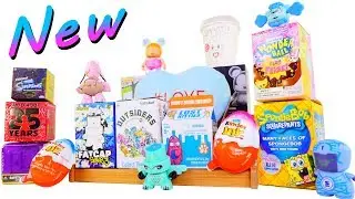 NEW DCTC ZerO Blind Boxes Opening Spongebob Simpsons Kinder Joy Surprise Eggs 2019 Toys Videos