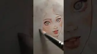 art watercolor #art #artist #dibujo #drawing #watercolor #shorts