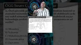 Özel Güvenli Sınav Soruları | Özel Güvenlik Merkezi