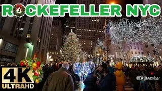 【4K】CHRISTMAS IN ROCKEFELLER CENTER, NEW YORK (Earn $50 to share your video, see description below)