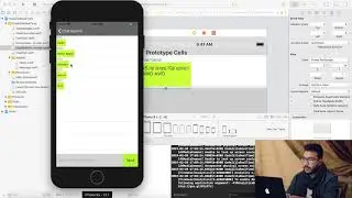 9- Create chat bubble using AutoLayout |  Chat App | Swift4, Xcode (عربي)