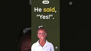 said Sight Word 