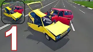 Russian Car Crash Simulator - Gameplay Walkthrough,Mountain Map (iOS, Android)
