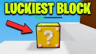 Lucky Block Gave me 40 EMERALDS? Roblox Bedwars