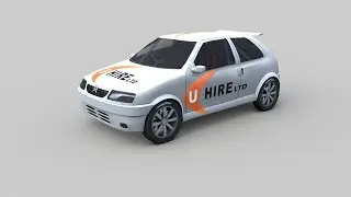 Final Form Graphics Animation car movement skid test Cinema 4D