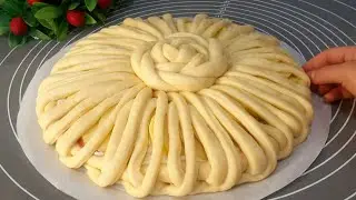 АВТОРСКАЯ ИДЕЯ!ЮВЕЛИРНЫЙ ПИРОГ!Шикарный сдобный пирог к чаю Необычная формовка пирога Рецепт Выпечка