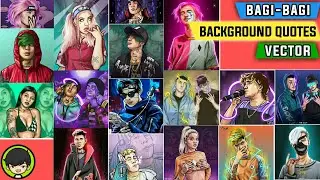 Bagi-bagi background quotes vector keren