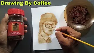 Drawing With Coffee || Sourav Joshi Vlogs Drawing || how to draw Sourav Joshi | @souravjoshivlogs7028