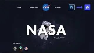 From Photoshop to Webflow in less than 2 hours: NASA site redesign time-lapse