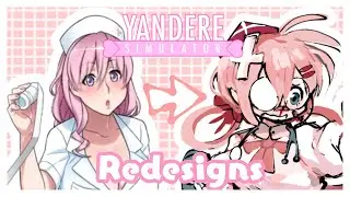 Redesigning Yandere Simulator Characters | speedpaints + tts commentary