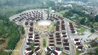 DRONE VIEW REST AREA PUNCAK